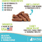 Raw Paws Grain-Free Soft Sausage Treats for Dogs & Cats - Beef Recipe, 6-oz - Made in USA - Great for Training Puppies or as a Reward - Beef Jerky for Dogs - Soft Cat Treats
