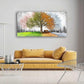 Jiuqinghua Canvas Prints Wall Art Decor Large Four Seasons Tree Picture 1 Panel Spring Summer Autumn Winter Tree Painting Artwork for Dining Room Kitchen Home Decor Stretched and Framed Ready to Hang