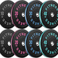 Bumper Plates 2 - Inch Olympic Weight Plate Set for Barbell, 10-55 lb Rubber Weights Sets for Home Gym, Strength Training Plate, Weight Lifting, Black