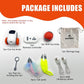 1pc Interactive Automatic Remote Control Cat Mice Car Toy and 1pc Smart Electric Moving Speedy Cat Ball Toy with Feather Tail, Suitable for Dogs, Keep Busy, Stimulating, Rechargeable (orange)