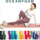 Oceanfoam Ripple Travel Foam Roller (11" x 3.35") Firm Mini Foam Roller for Physical Therapy, Deep Tissue Massage, Back Pain - High Density, Ergonomic Wave Textured - Yoga, Pilates, Exercise (Natural)