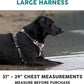 Embark Adventure Dog Harness, Reflective Trim No Pull Dog Harness for Large Dogs - Military Grade Nylon, Front Clip with Gel Lined Handle.