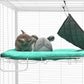 Paw Inspired Chinchilla Cuddler for Chinchillas, Guinea Pigs, Hamsters, Rats, Ferrets, Hedgehogs, Sugar Gliders, Small Animals | 9-Inch Chinchilla Plush Accessory Toy (Gray)