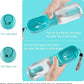 Dog Water Bottle with Food Container & Poop Bag Holder, Travel Water Bowl, Portable Pet Dispenser, Dog Stuff Accessories Items, Puppy Essentials Necessities for Yorkie Chihuahua Walking Hiking