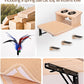 Cat Wall Shelves with 3 Cimbing Steps Wall-Mounted Cat Shelf Dogproof Feeding Bowls Station Cats Hammock and Perches for Wall Furniture Set Climber Scratching Post