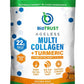 BioTrust Collagen Powder with Turmeric – 5 Types (I, II, III, V, X) – Turmeric Collagen Powder for Women & Men – Hydrolyzed Protein – Grass Fed Beef, Fish, Chicken, Eggshell Membrane (Golden Milk)