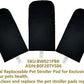 ROODO Pet Stroller Inner Pad for Exclusive Use,Original,Replaceable,Easy to Clean,Set of 3 pc(Black)