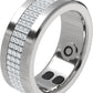 Jewels Smart Ring Health Tracker 18.2mm, 5 Days Working Time, Sports Mode, Sleep Monitor, Heart Rate, Calorie Counter, Blood Oxygen – Silver
