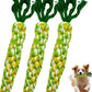 3PCS Rainbow Woven Pet Chew Set, Colorful Puppy Teething Chews, Dog Chew Toys, Cat Teething Playset, Soft & Safe Interactive Pet Chews