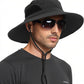 EINSKEY Wide Brim Sun Hat, UPF 50+ UV Protection Waterproof Packable Bucket Hat for Men & Women, Fishing Hiking Beach Garden