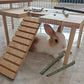 Bamboo Apple Sticks for Chinchillas Hamster Mouse Gerbil Bunny Pet Rat Guinea Pig Rabbit Chew Wood Timothy Hay Sticks Enrichment Toys for Teeth Supply Treats Snacks for Boredom Indoor