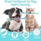 50 Pack Dual Ended Long Dog & Cat Toothbrush, Pet Safe Super Soft Bristles for Pet Dog Puppy Kitten Dental & Oral Care Teeth & Gums, Pet toothbrushes in Box, Bulk Individual polybag (Colorful)
