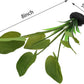 Silk Aquarium Plants for Betta Fish Tank, 2 Pcs 7.8 Inch Small Silk Aquarium Plant Aquatic Water Grass Decoration (Green, 8 Inch)