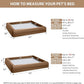 WNPETHOME XL Extra Large Dog Bed, Washable Dog Couch with Removable Waterproof Cover, Orthopedic Large Pet Sofa Bed with Bolster Sides for Sleeping