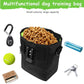 Dog Treat Pouch with Magnetic Closure, Treat Pouches for Pet Training, Large Dog Treat Training Pouch and Dog Clicker, Dog Training Treat Pouch Built-in Poop Bag Dispenser, Hands-Free Snack