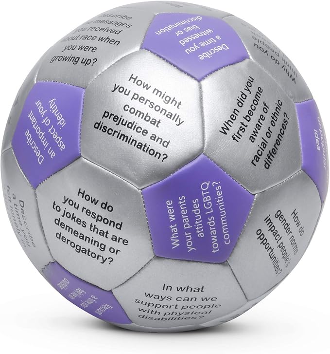 Trainers Warehouse 6" Thumball Collection, 32 Prompts for Conversation, Team Building, Relationship and Training