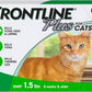 FRONTLINE Plus Flea and Tick Treatment for Cats Over 1.5 lbs. 6 Treatments