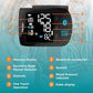 Blood Pressure Monitor Adult Cuff, Blood Pressure Cuff Monitor Wrist, Blood Pressure Machine Home Use 5.3-8.5" Irregular Heartbeat Monitoring APP Automatic Bluetooth High Accuracy Aspen Black