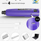 Casfuy Dog Nail Grinder Quiet - (45db) 6-Speed Pet Nail Grinder with 2 LED Lights for Large Medium Small Puppy Dogs/Cats, Professional 3 Ports Rechargeable Electric Dog Nail Trimmer with Dust Cap