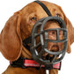BASKERVILLE ULTRA MUZZLE - Patented Humane Design, Breathable, Dog can Pant and Drink, Adjustable, Padded, Training Muzzle for Medium-sized Dogs, Prevents Biting, Wildlife Scavenging (Size 4, Black)