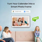 ApoloSign 15.6-inch Digital Calendar: Dual Mode Calendar with Google Play & Multi-calendar Sync, Electronic Planner & Chore Chart, Smart Touchscreen, Interactive Display for Family Schedules (Gray Wood, 15.6")