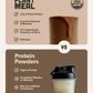 Plant Meal Replacement Shake - Chocolate - 25g of Plant Based Vegan Protein Powder, 76+ Organic Superfoods, Vitamins & Minerals, Mushrooms, Super Greens, Digestive Enzymes & Probiotics - 15 Servings