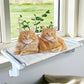 Heavy-Duty Window Sill Perch – All-Metal Frame Supports up to 120 lbs – Durable, Easy-to-Assemble Cat Hammock for Large and Multiple Cats (XL 1PC)