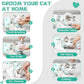 Cat Grooming Hammock, Self-Adherent Wrap for Cutting Nails, Anti-Escape Calming Grooming Bag for Medicine, Nail Clipping, Teeth Brushing, Ear Cleaning