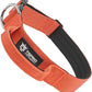 TSPRO Premium Dog Collars Tactical Dog Collar with Handle and Heavy Duty Quick-Release Metal Buckle Durable Thick and Adjustable for Medium to Large Dogs (Orange L)