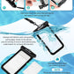Hiearcool Waterproof Phone Pouch, Universal Case Compatible for iPhone 17 16 15 14 13 Pro Max Plus Up to 8.3", IPX8 Beach Travel Essentials-Black-2 Pack