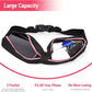 Slim Running Belts for Women Men - Running Phone Holder Fanny Pack for Key, Accessories Fits ALL Cell Phones, Pink
