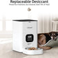 VOLUAS Automatic Cat Feeders - Timed Pet Feeder for Cats and Dogs with Dry Food Dispenser, Desiccant Bag, Programmable Portion Control, 4 Daily Meals, 10s Voice Recorder
