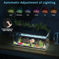 3.7 Gallon Betta Fish Tank self Cleaning,Smart Aquarium Aquarium kit with Filter Light Water Pump