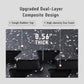 AIRHOP 0.56in Thick 96 Sq Ft Exercise Equipment Mats, 24 Tiles Upgraded Rubber Top with High Density EVA Foam, Large Interlocking Puzzle Gym Flooring for Home Gym, Heavy Weight Workout, 24 x 24in