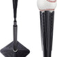 4-Prongs Ball Rest Batting Tee for Baseball and Softball， 23" to 44" Adjustable Baseball Tees for Hitting，Heave Duty Base Baseball Tee （No Included The Baseball）
