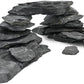 Natural Slate Rock 5LB Reptile Basking Stones Fish Tank Rocks for Aquarium Landscaping, Tank Decoration, Fairy Gardens,Reptile & Amphibian Enclosures 3 to 8 Inches