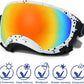 Winproof Large Dog Sunglasses with Adjustable Strap, UV Protection, Soft Goggles for Medium-Large Dogs