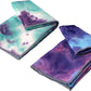 Eunzel 2 Pack Yoga Hand Towel，Microfiber Towel with Grip Dots Sweat Absorbent Non-Slip for Hot Yoga, Pilates and Workout 24" x16"，Purple & Blue/Green & Purple (2 Pack)