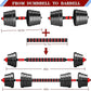 Adjustable-Dumbbells-Sets,Free Weights-Dumbbells Set of 2 Convertible To Barbell A Pair of Lightweight for Home Gym,Women and Men Equipment