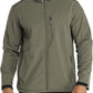 Outdoor Ventures Men's Lightweight Softshell Jacket Fleece Lined Hooded Water Resistant Winter Hiking Windbreaker Jackets