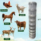 Farm Fence 5x164FT, Galvanized Wire Fencing, Zinc Coated Cattle Fences Used to Hog Goat Fencing for Yard Garden and Field