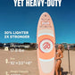 Niphean（Ultra-Light）Inflatable Paddle Board with (Beginner Friendly) StabilTrac Fin and Durable SUP Accessories, 10' Stand Up Paddle Boards for Adults & Youth, Versatile Yoga Paddle Board, Gift Ideas
