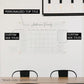 Personalized Clear Acrylic Calendar for Wall, Calendar Whiteboard for Wall, Dry Erase Wall Calendar, Wall Calendar Organizer System for Home (Cursive, Jade, 38"W x 26"H)