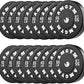 2 Inch Bumper Plates，10-500lbs，Barbell Rubber Olympic Weight Plates Set for Home Gym, Strength Training & Weight Lifting, Multiple Options Colors