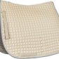 HORZE Adepto Quilted Quick-Dry Dressage Saddle Pad for Horses with Two-Tone Trim