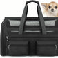 Cat Carrier Bag,Soft Sided Ventilated Pet Carrier for Small Dog Airline Approved Travel Puppy Carrier with Breathable Mesh, Foldable Portable for Outdoor Car