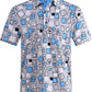 DEOLAX Mens Polo Shirts Fashion Print Mens Golf Shirt Dry Fit Mens Golf Polo Short Sleeve Quick Dry Funny Golf Shirt for Men