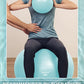 Yoga Ball for Exercise, Pilates Set, 4 Sizes Fitness Ball for Workout, Birthing, Pregnancy, Physical Therapy- Pump Included