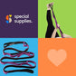 SPECIAL SUPPLIES Yoga Strap for Stretching, Stability Training, Fitness, Flexibility, Physical Therapy, Home Workout Equipment, Strength Training, and Pilates (Purple)