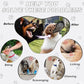 Dog Muzzle, Soft Air Mesh Muzzle for Small Medium Large Dogs Anti Biting Barking Chewing Scavenging, Breathable Adjustable Loop Pets Muzzle with Front Opening Design Allows Panting Drinking (Black,M)